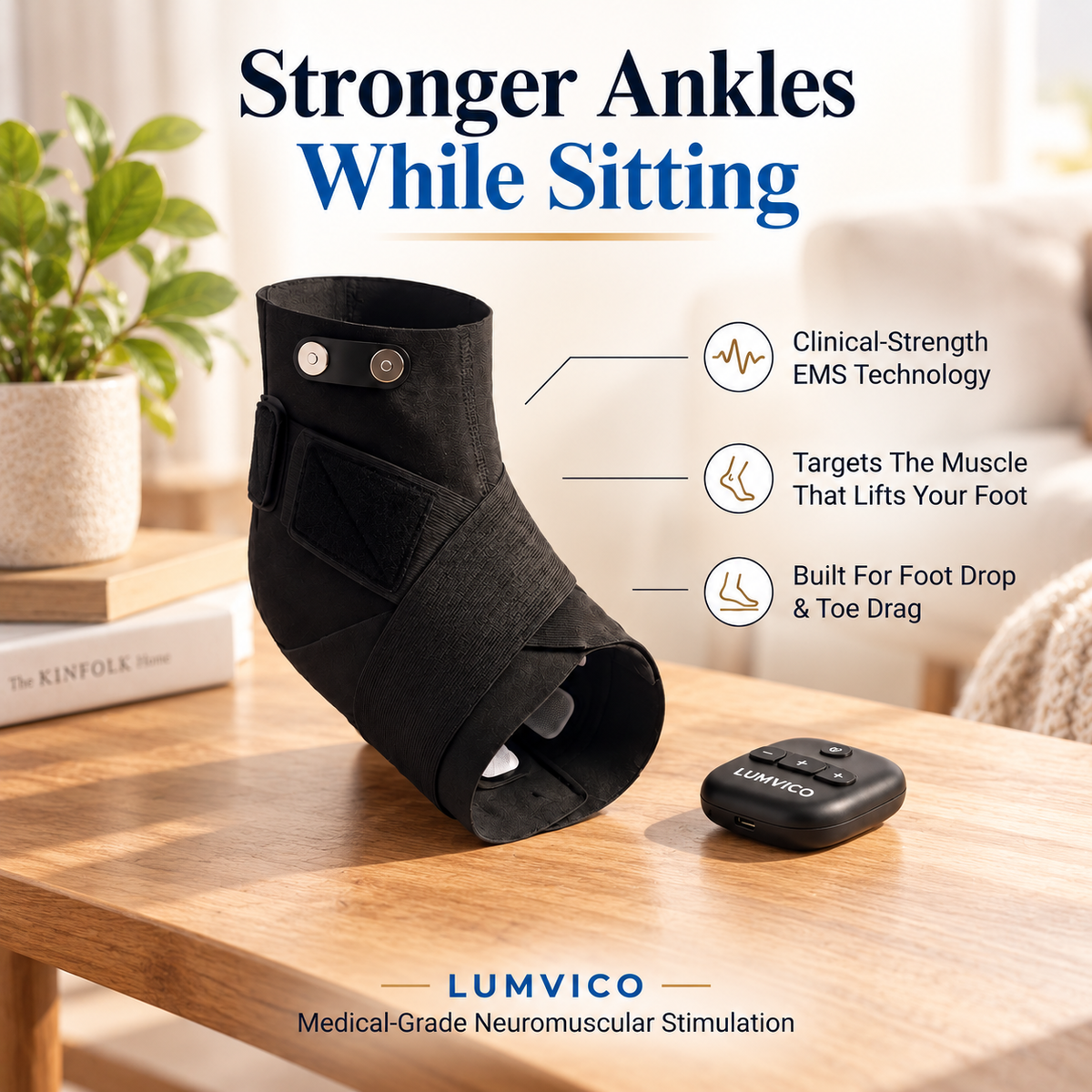 LUMVICO AnkleLift Stronger Ankles While Sitting