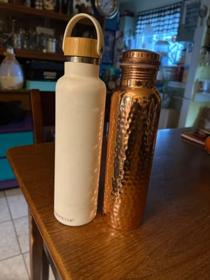 Hammered Copper Water Bottle
